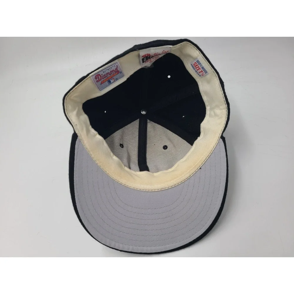 Vintage Colorado Rockies New Era 59Fifty Pro Model Fitted 7 1/8 Hat Cap Wool MLB